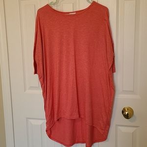 Coral Lularoe Irma Top